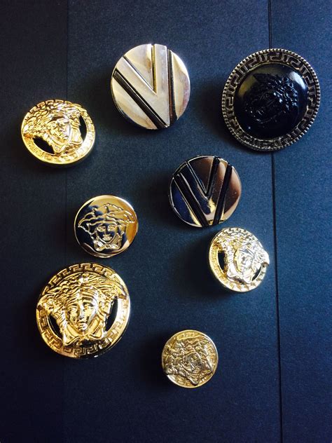 versace v buttons|versace buttons for women.